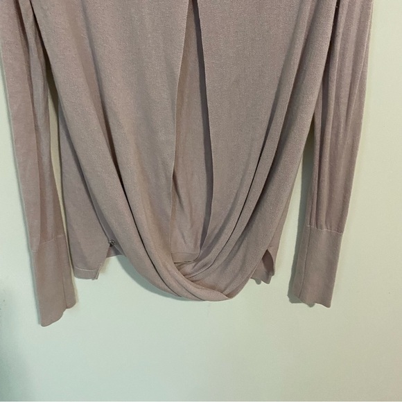 Lululemon Bring it Backbend Light Pink Open Back Sweater - Picture 10 of 11